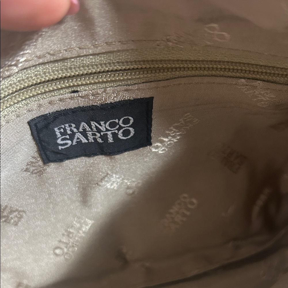 Franco Sarto patchwork leather suede shoulder Bag - image 5